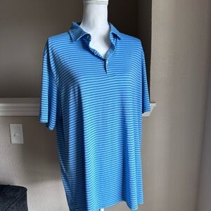 Men's Striped Polo